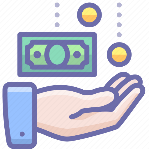 Hand, money, earn icon - Download on Iconfinder