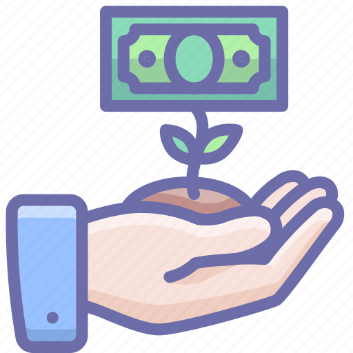 Money, growth, hand icon - Download on Iconfinder