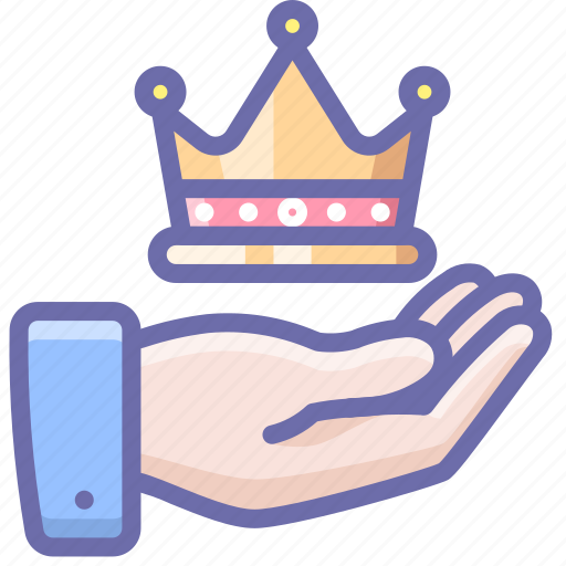Care, crown, hand icon - Download on Iconfinder