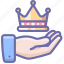 care, crown, hand 