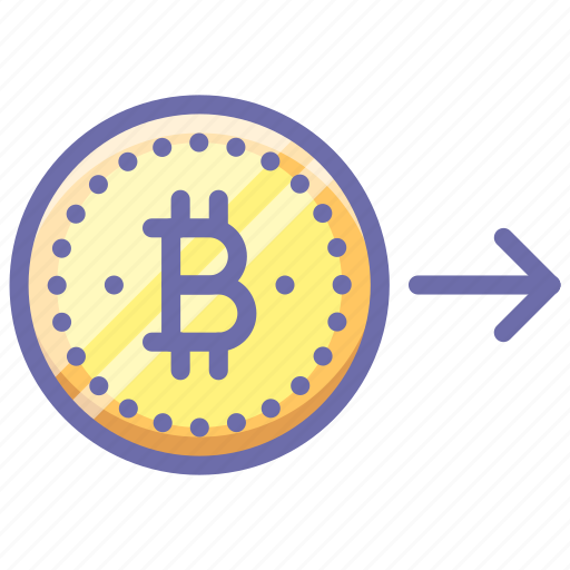 Bitcoin, money, send icon - Download on Iconfinder