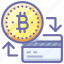 bitcoin, card, money 