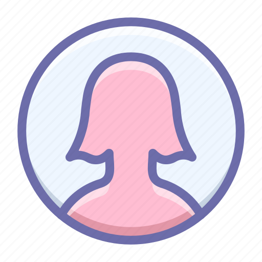 Girl, round, woman icon - Download on Iconfinder