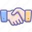 handshake, partner, hands 