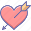 arrow, heart, love, valentine 
