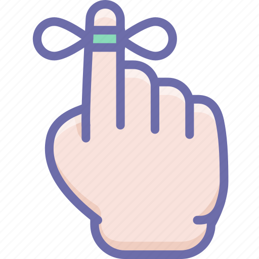 Finger, keep, mind icon - Download on Iconfinder