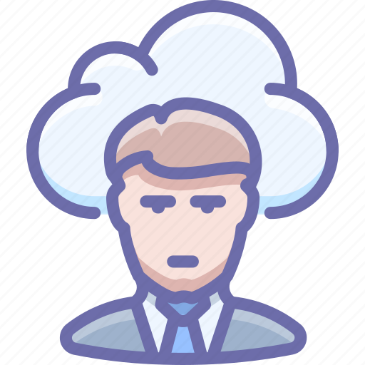 Cloud, outsource, person icon - Download on Iconfinder
