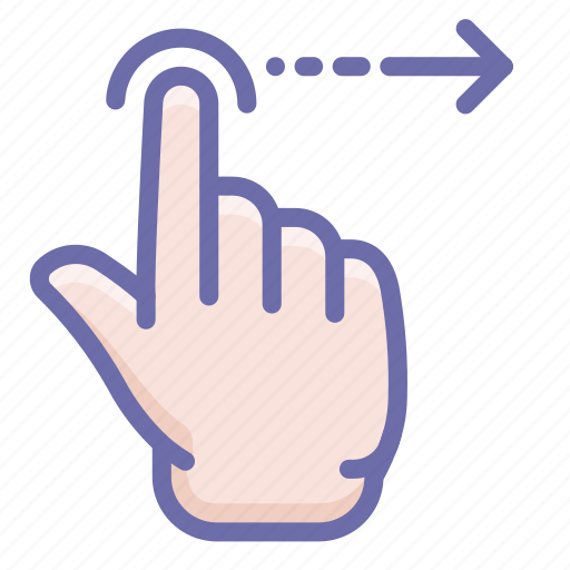 Finger, gesture, swipe icon - Download on Iconfinder
