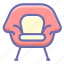 armchair, chair, cushion 