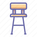 bar, chair