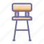 bar, chair 