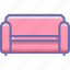 couch, sofa 