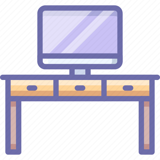 Computer, desk, workplace icon - Download on Iconfinder
