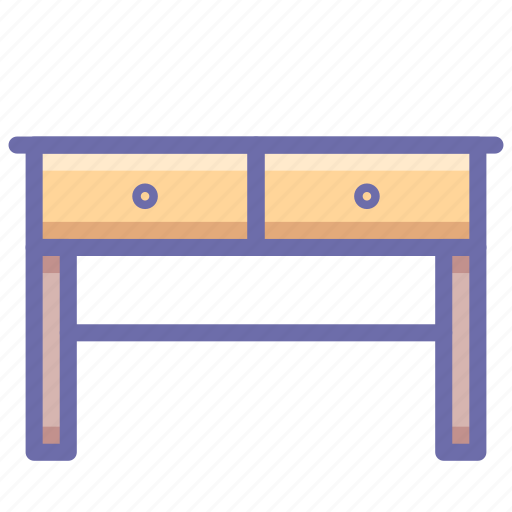 Desk, drawer, table icon - Download on Iconfinder
