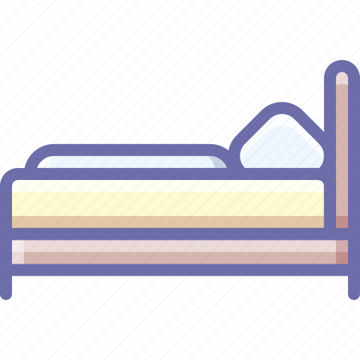 Bed, single, room icon - Download on Iconfinder