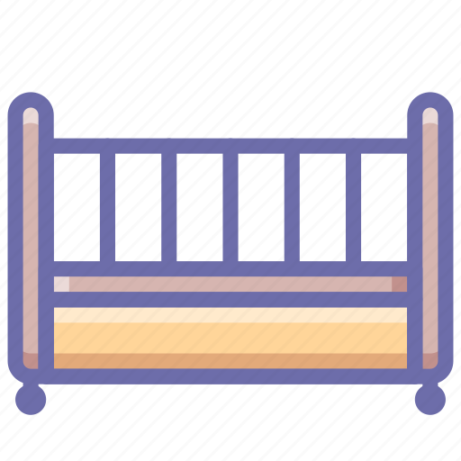 Bed, child, crib icon - Download on Iconfinder on Iconfinder