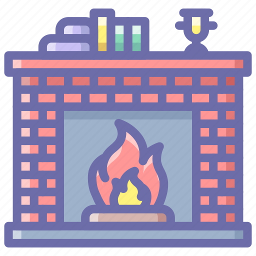 Chimney, fireplace, interior icon - Download on Iconfinder
