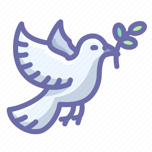 Dove, olive, peace icon - Download on Iconfinder