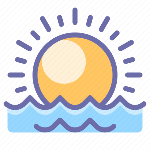 Sea, sunrise, water icon - Download on Iconfinder