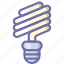 lamp, spiral, energy saving 