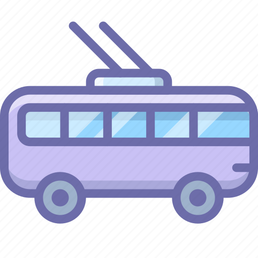 Bus, transport, trolley, trolley bus icon - Download on Iconfinder
