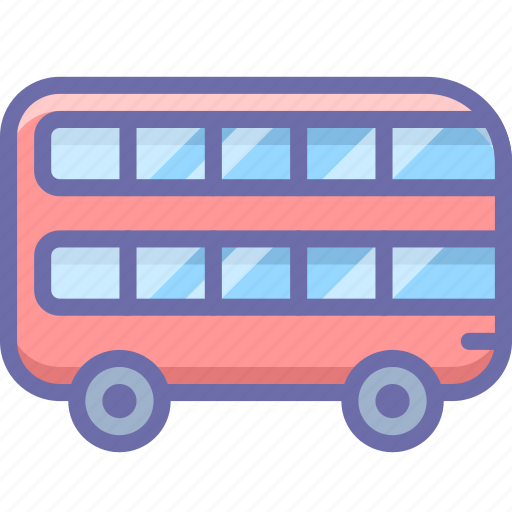 Decker, double, london, transport, bus icon - Download on Iconfinder