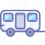 caravan, trailer, travel, wagon 