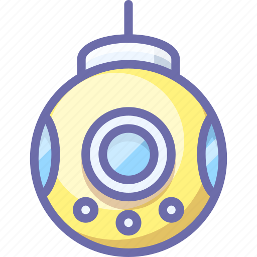 Bathyscaph, bathyscaphe, submarine icon - Download on Iconfinder