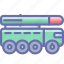military, rocket, truck, missile launcher 