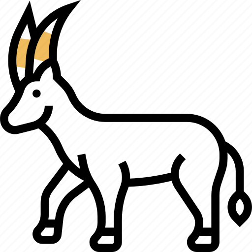 Oryx, wildlife, animal, desert, nature icon - Download on Iconfinder