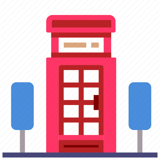 England, london, london street, telephone, telephone booth, uk icon - Download on Iconfinder
