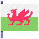 dragon, flag, national, uk, wales, wales flag, welsh