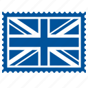 british, england, flag, kingdom, london, stamp, united