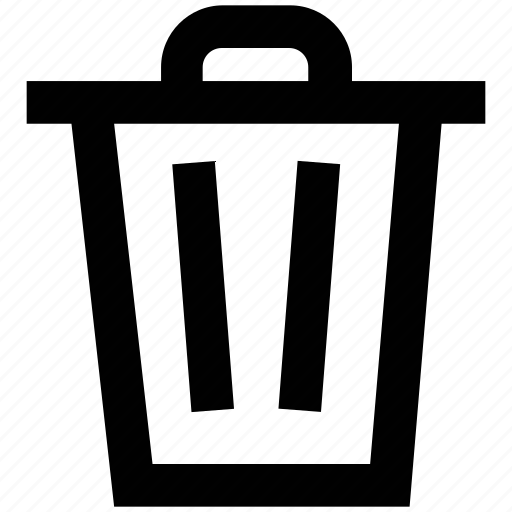 Delete, dustbin, garbage can, trash, waste bin icon - Download on Iconfinder