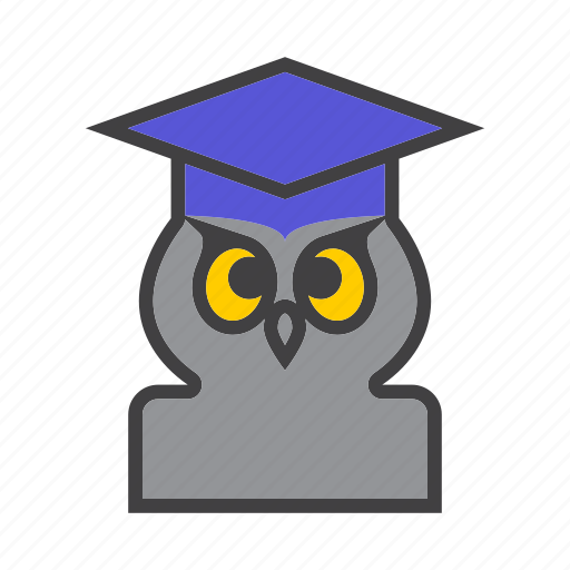 Academic, bird, cap, hat, owl icon - Download on Iconfinder