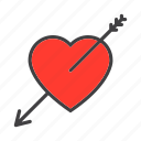 arrow, cupid, heart, love, valentine