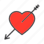 arrow, cupid, heart, love, valentine 