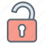 unlock, secure, key, protection 