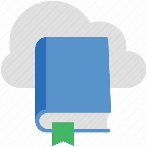 Book, cloud with book, education, learning book, lecture book icon - Download on Iconfinder