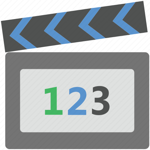 Clapboard, clapper, clapper board, multimedia, time slate icon - Download on Iconfinder