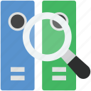 folder, magnifier, magnifying glass, search, search files