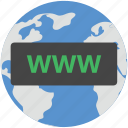 cyberspace, globe, internet, world wide web, www