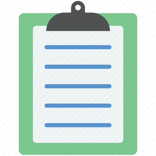 Clipboard, list, paper, record, shopping list icon - Download on Iconfinder