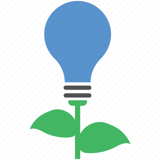 Bulb, creative mind, digital marketing, plant idea icon - Download on Iconfinder