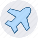 aircraft, airplane, flight, plane, transport, travel