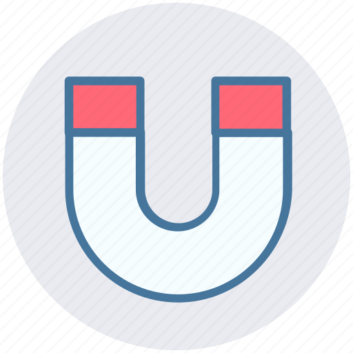 Attract, customer magnet, horseshoe, magnet, snap, tool icon - Download on Iconfinder