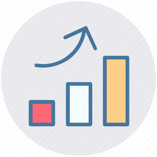 Arrow, bar, chart, diagram, graph, pie chart, up icon - Download on Iconfinder