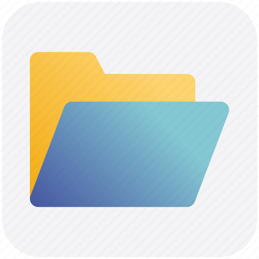 Archive, computer folder, file folder, folder, open folder, saving folder icon - Download on Iconfinder