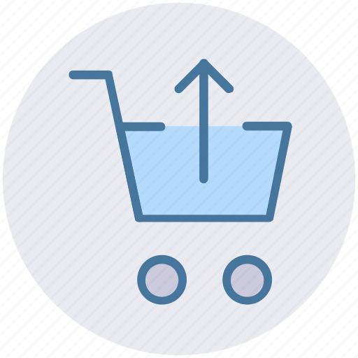Cart, ecommerce, shopping, shopping cart, up, up arrow icon - Download on Iconfinder
