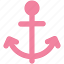 anchor, boat, chip anchor, marine, port, ship